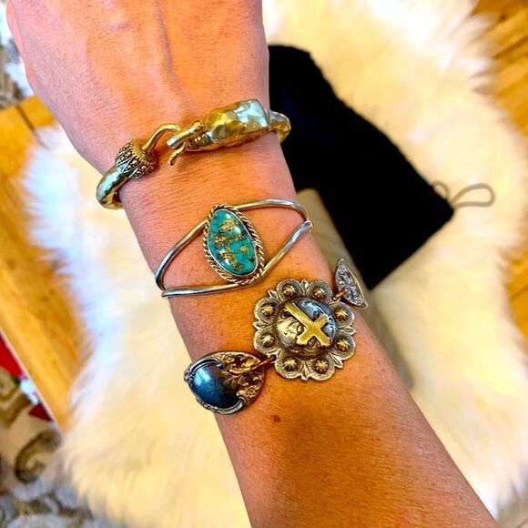 vintage spoon bracelet  - Picture 1 of 4
